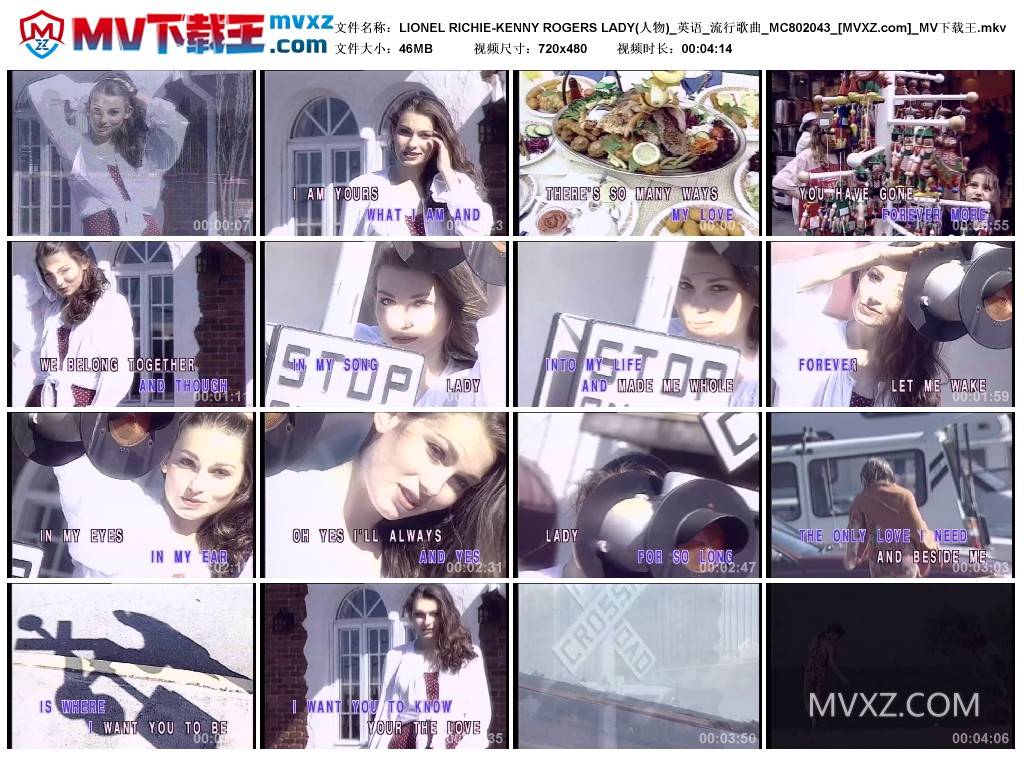 LIONEL RICHIE-KENNY ROGERS LADY(人物)_英语_流行歌曲_MC802043